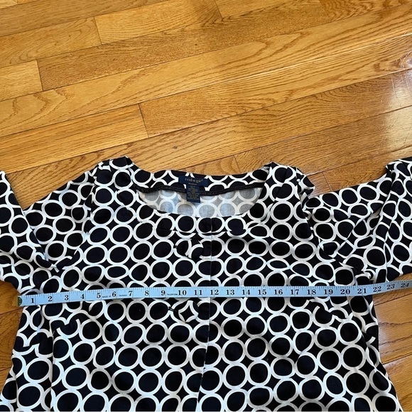 Ecology Women Sz 1X Cotton buttoned front lightweight jacket geo print Blazer - Picture 12 of 13